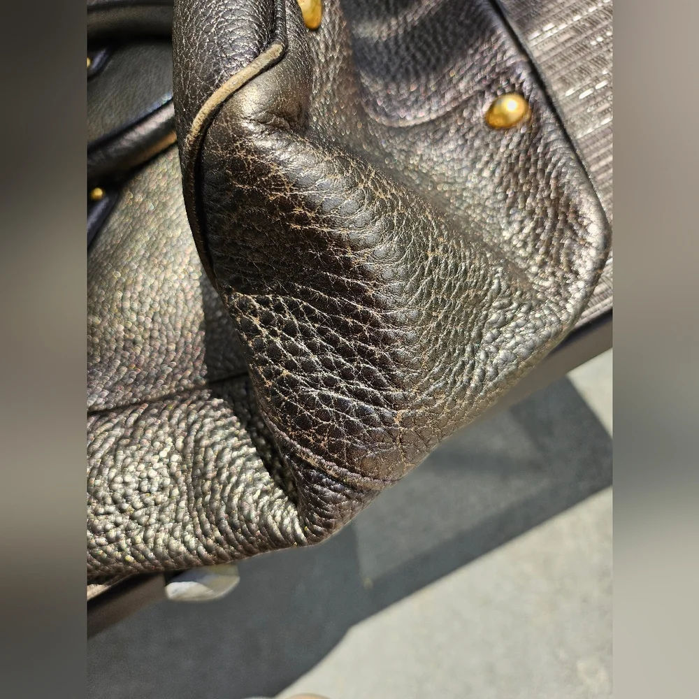 EUC Prada Metallic Gold leather Tote - Picture 12 of 17